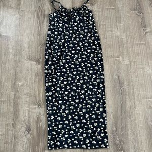 Maternity Ditsy Floral Knot Front Slip Dress